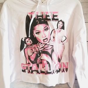 NWT Megan THEE Stallion Crop Hoodie